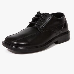 Deer Stags Black Kids Dress Shoes